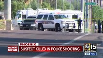 Suspect killed in officer-involved shooting in south Phoenix