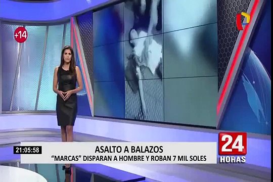 Delincuentes desatan balacera y hieren a dos personas durante asalto en Surquillo
