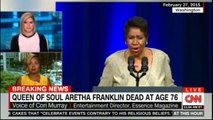 Queen of Soul Aretha Franklin dead at age 76. #ArethaFranklin