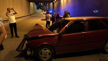 Alkollü sürücü zincirleme kazaya yol açtı: 3 yaralı