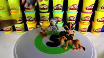 Learn to Count Numbers with 10 Giant Surprise Eggs Play Doh Counting Toys from 1 to 10