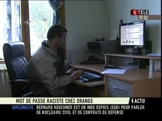 Mots de passe raciste chez Orange