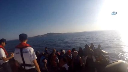 Sahil Güvenlik'ten Yunanistan'a Kaçmaya Çalışan Mültecilere Operasyon