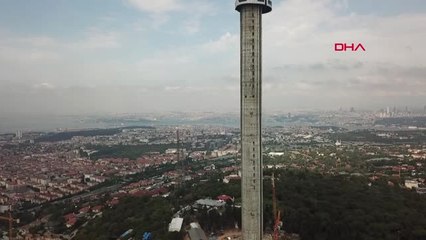 İstanbul Çamlıca Televizyon Kulesi "Giydirilmeye" Başlandı