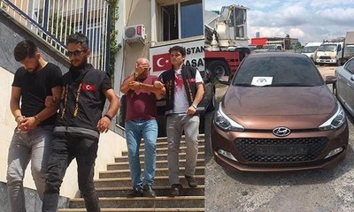 Çaldıkları otomobilleri cami otoparklarında saklıyorlardı