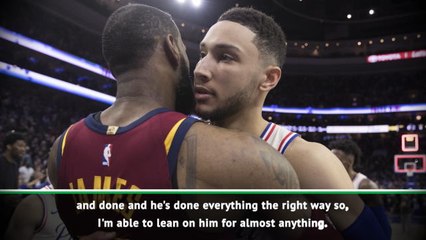 LeBron is like a big brother - Simmons