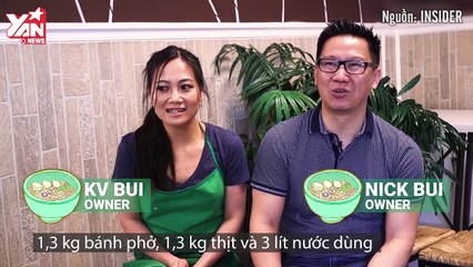 Food porn: "Siêu" phở khổng lồ của người Việt đã đặt chân đến châu Âu: khách Tây choáng ngợp!