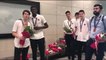 Avrupa Üçüncüsü Genç Basketbolcular Çiçeklerle Karşılandı