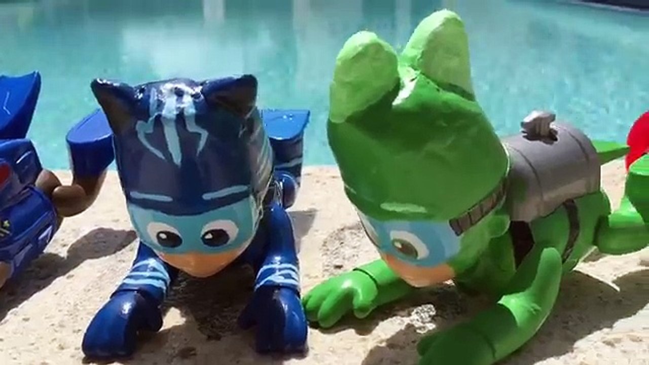 Pool fun with Masks PJ