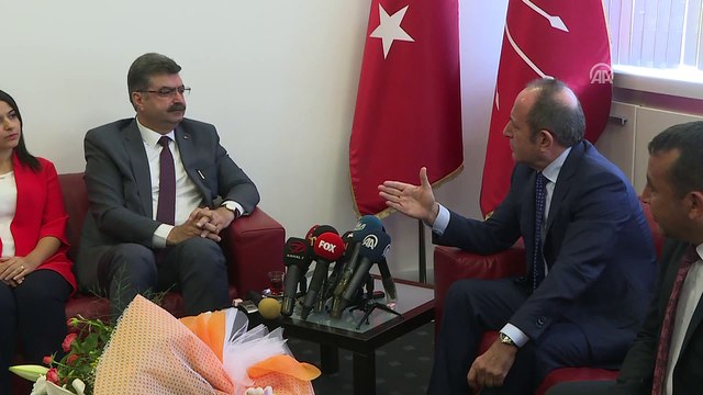Siyasi partilerde bayramlaşma - AK Parti heyetinin CHP'yi ziyareti - ANKARA