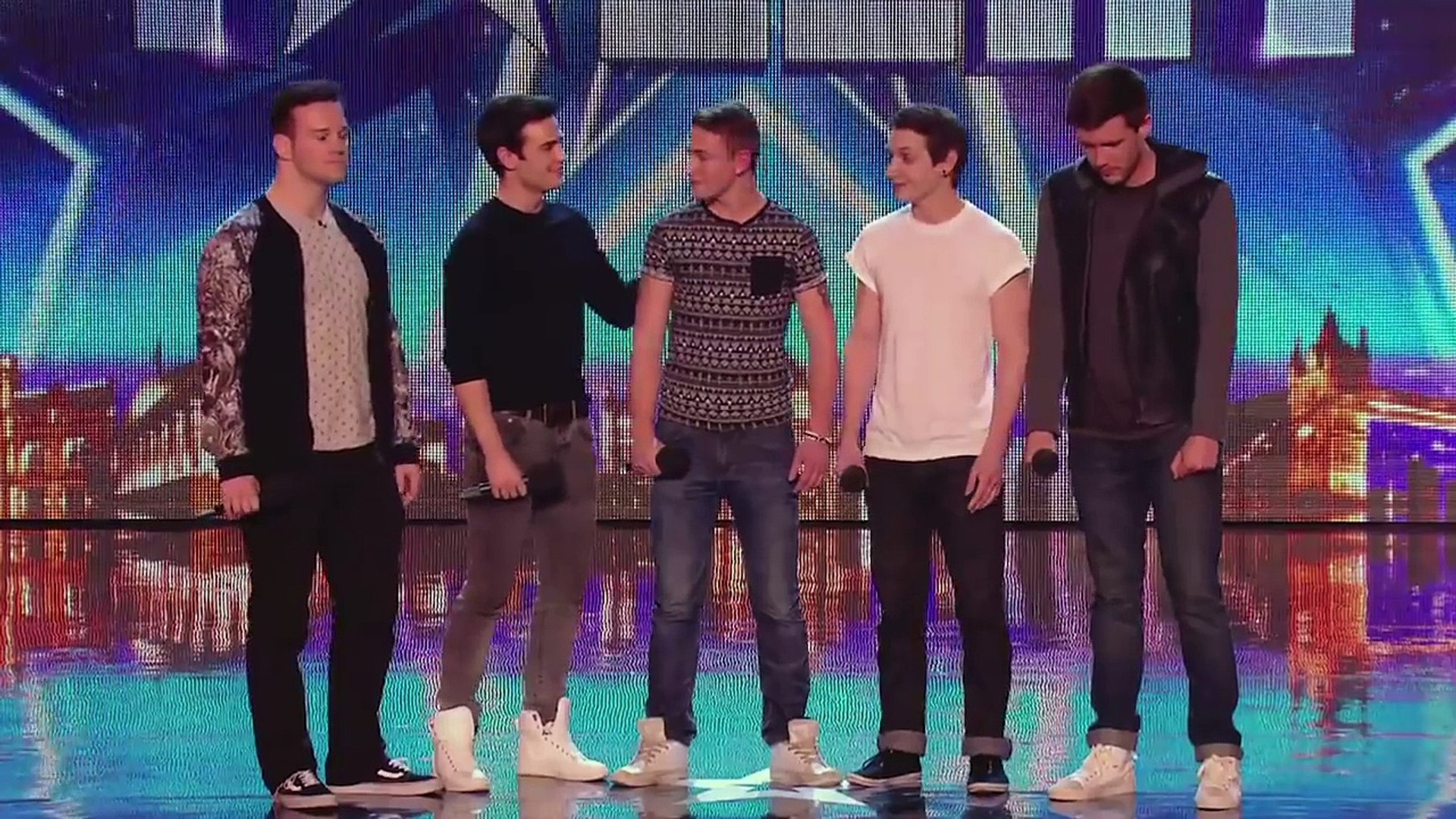 Simon rolled his eyes at this unique boyband _ Britain's Got Talent Unforgettable Audition