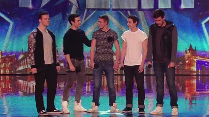 Simon rolled his eyes at this unique boyband _ Britain's Got Talent Unforgettable Audition