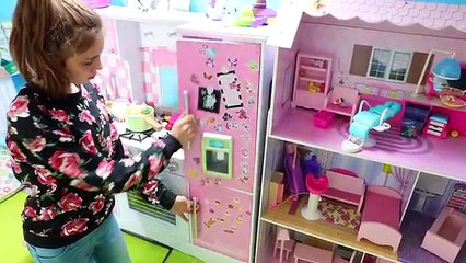 Pretend Play Pizza Delivery & Cutting Fruit and Vegetables Playset