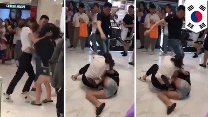 Chinese shoppers brawl in South Korean duty free shop