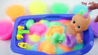 Learn Colors with Baby Doll Colors Bubble Bath Time kids videos for toddlers
