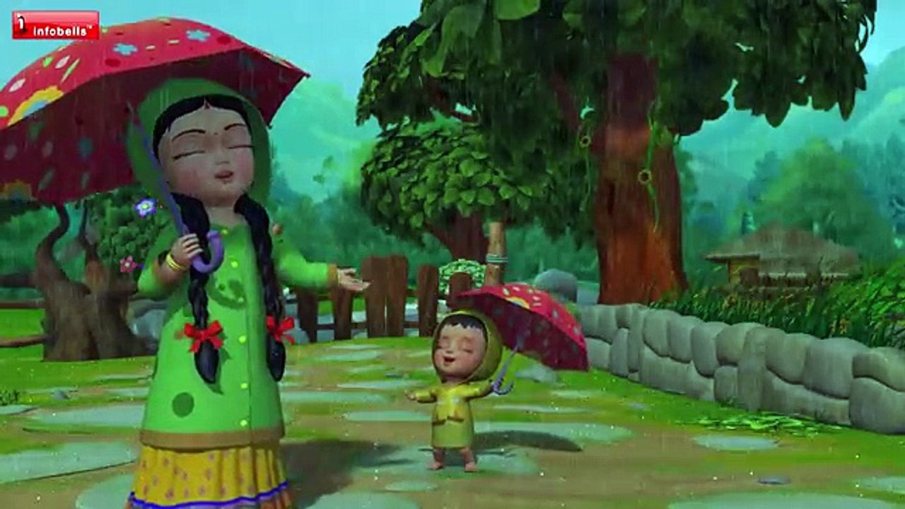Tip Tip Baarish Aayee | Hindi Rhymes for Children | Infobells