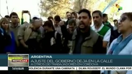 Ajuste económico en Argentina deja en la calle a 130 trabajadores