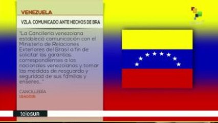 Venezuela: deben respetarse derechos de migrantes en Brasil