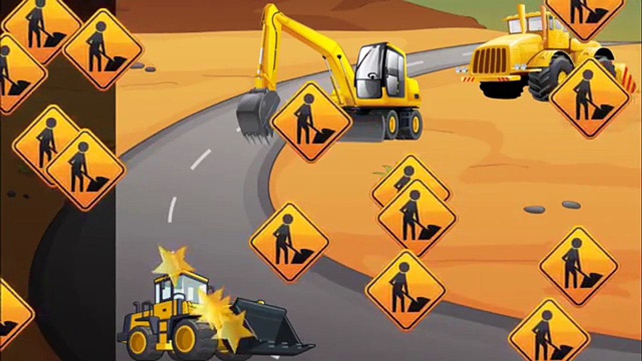 Construction vehicles for kids, Digger Puzzles for Toddlers and Kids, Videos for children