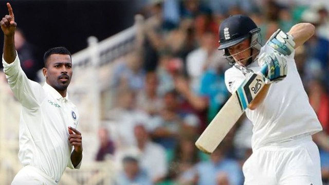 India vs England 3rd Test : England all out for 161, Hardik Pandya takes 5 for 28 | वनइंडिया हिंदी