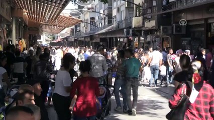 Çarşı ve pazarda bayram yoğunluğu - GAZİANTEP