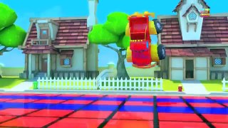 Monster Truck Dan Junior | color song | nursery rhymes for children
