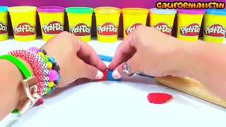 Play Doh Its Back To School How To Make a Bag Pencil Eraser and Chisel