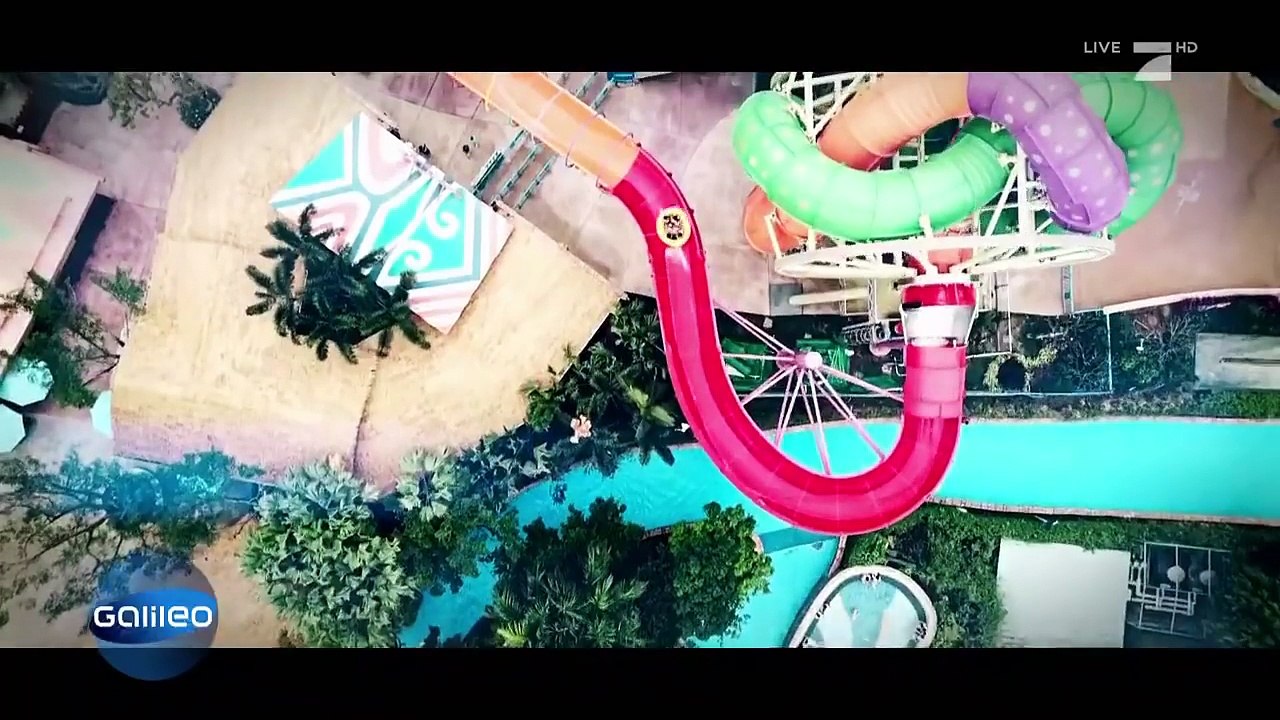 Wie ein Orkan: Die erste Wind-Wasserrutsche Deutschlands | Galileo | ProSieben