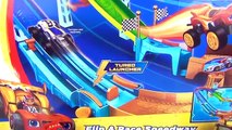 BLAZE & The Monster Machines Flip Race Speedway with Transforming Trucks