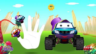 Monster Truck Finger Family | Nursery Rhymes for Children | Baby CarToonz TV