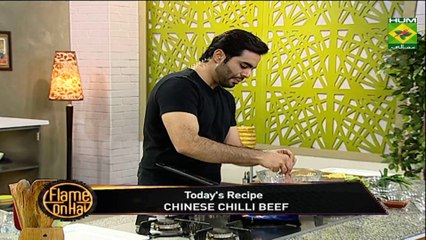 Chinese Chilli Beef Recipe by Chef Basim Akhund 9 July 2018