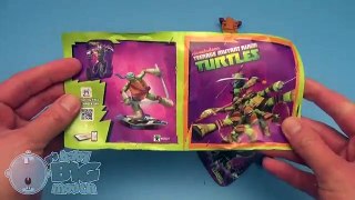 Teenage Mutant Ninja Turtle Party! Opening TMNT Surprise Eggs, Candy, and Stickers!