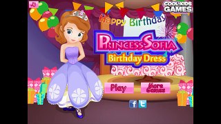 Sofia Birthday Dress Disney Cartoon Game for Kids Princess Sofia the First Full Episode in