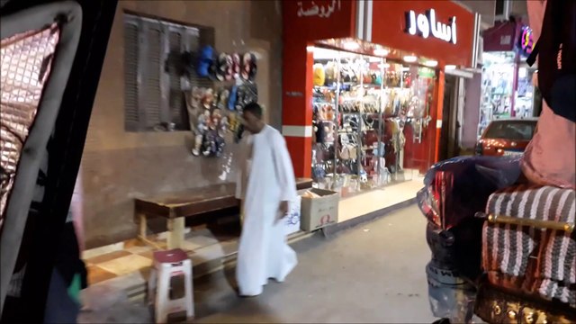 louxor en caleche - balade dans louxor ville en soirée et en caleche.