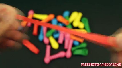 Play & Learn Rainbow Colours with Small Balloons Video!!! Fun for Kids Toddlers Babies