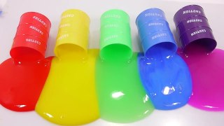드럼통 슬라임 액체괴물 리뷰!! 흐르는 점토 액괴 놀이 Non Toxic Drums Color Slime Review Play Kit Slime jogar