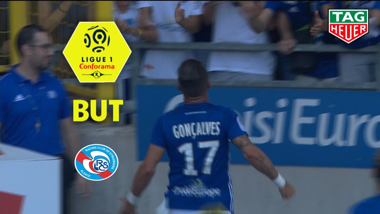 But Anthony GONCALVES (55ème) / RC Strasbourg Alsace - AS Saint-Etienne - (1-1) - (RCSA-ASSE) / 2018-19
