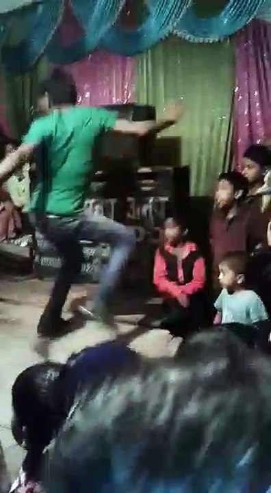 Dancing in village