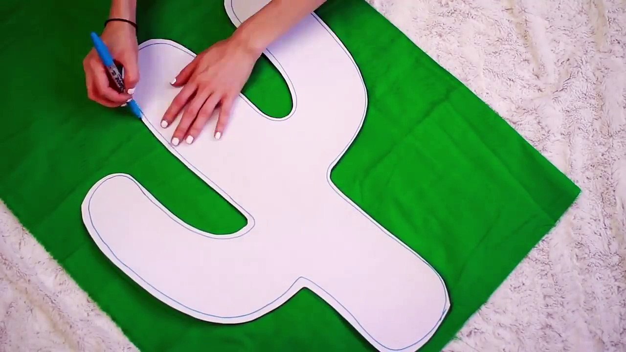 Kaktüs yastık yapımı!DIY-Kendin Yap