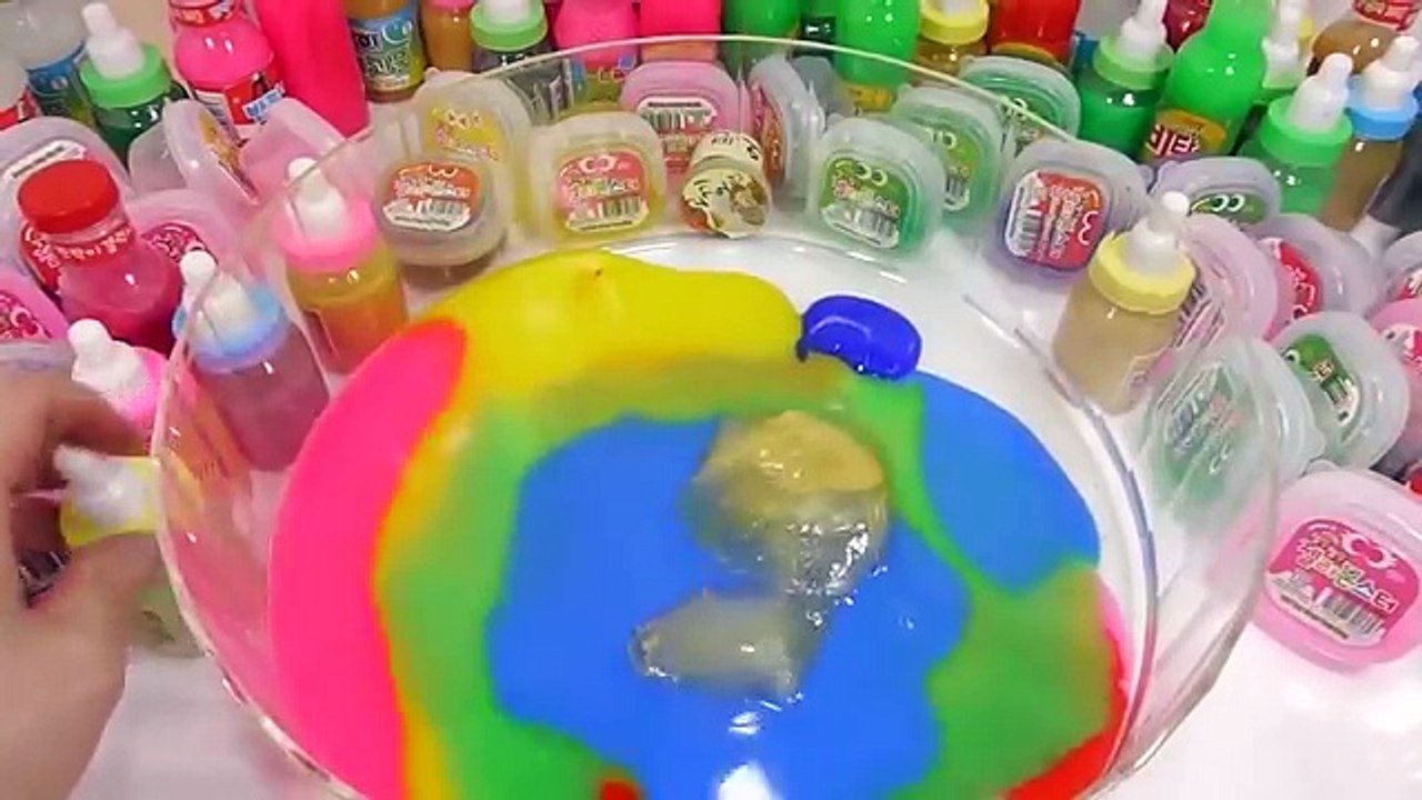 Water Balloons Foam Clay Glue DIY Pizza Learn Colors Combine Mix Slime Surprise Eggs Toys