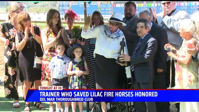 Trainer Honored After Suffering Severe Burns While Saving Horses from San Diego Fire