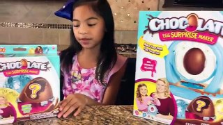 DIY Chocolate Surprise Eggs + Choco Egg Maker + Surprise Toys | Toys Academy