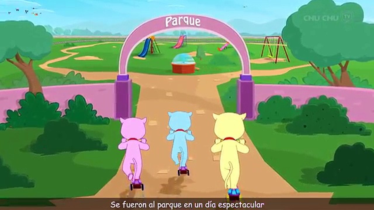 Tres Gatitos Fueron al Parque – Canciones Infantiles por Cutians™ | ChuChu TV Canciones de