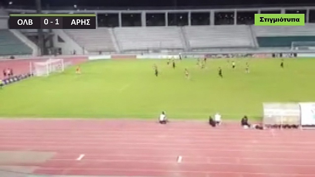 0-1 Το ΕΝΤΥΠΩΣΙΑΚΟ γκολ του Δημήτρη Διαμαντόπουλου - Ολυμπιακός Βόλου 0-1 Άρης - 19.08.2018