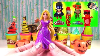 Disney Princesses Magic Clip Wear DIY Halloween Play Doh Dresses