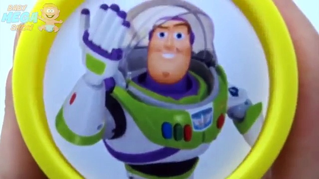 Сups Stacking Toys Play Doh Clay Toy Story Pj Masks Disney Learn Colors for Kids