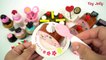 Toy Cutting Velcro Fruit Ice Cream Strawberry Custard Muffin Chocolate Sponge Cake Party K