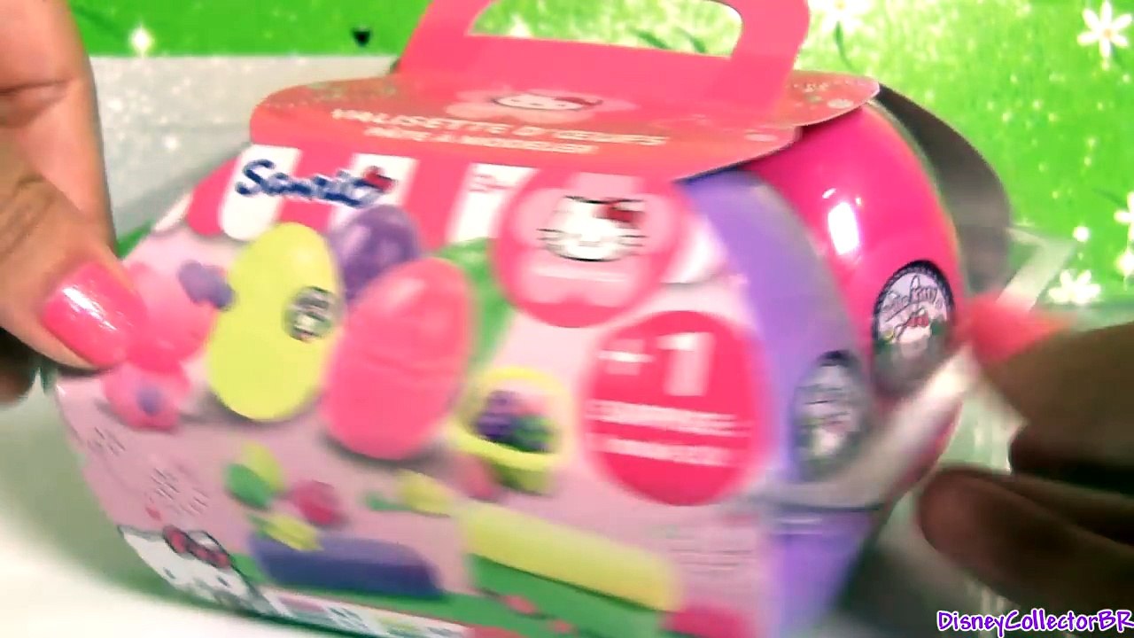 Play Doh Hello Kitty Surprise Eggs Huevos Surpresa ハローキティ キティ・ホワイト playdough by FunToys