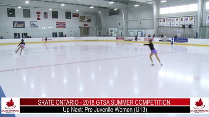 2018 GTSA Summer Competition - Pre Juvenile Women  (U13)