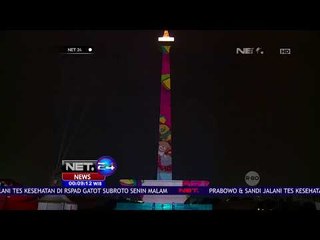 Atraksi Video Mapping Diluncurkan di Monas - NET 24